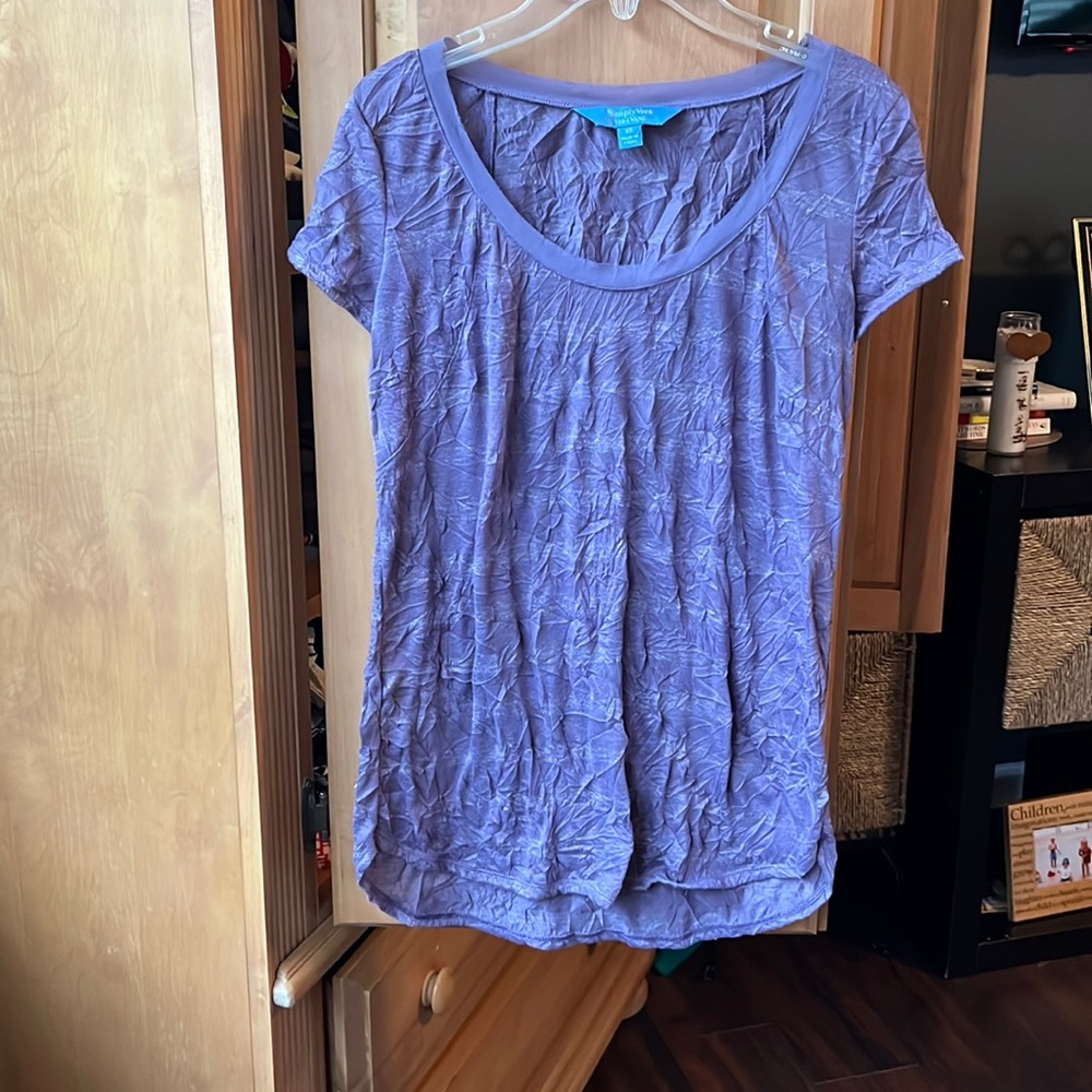 Simply Vera. XS. Purple Top.